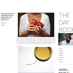 the daybook: the easiest thing you'll ever make with apples besides apples and peanut butter