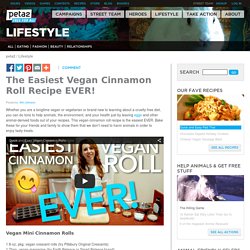 The Easiest Vegan Cinnamon Roll Recipe EVER!