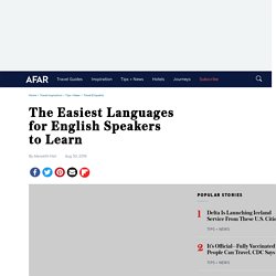 The Easiest Languages to Learn for English Speakers