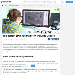 Top of the easiest 3D modeling software: 2019 update
