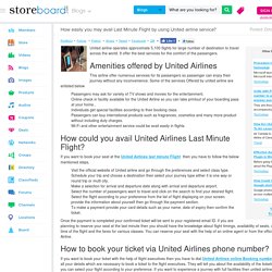 How easily you may avail Last Minute Flight by using United ai...
