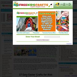 19 Easy Easter Crafts for Kids