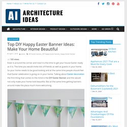 Top DIY Easter Banner Ideas: Make Your Home Beautiful