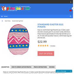 Easter Egg Pinatas