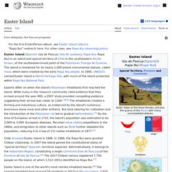 Easter Island - Wikipedia