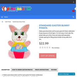 Custom Easter Bunny Pinata