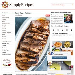 Easy Beef Brisket Recipe