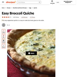 Easy Broccoli Quiche Video