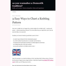 3 Easy Ways to Chart a Knitting Pattern 