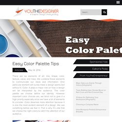 Easy Color Palette Tips