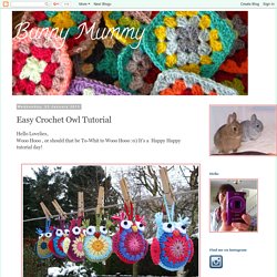Easy Crochet Owl Tutorial