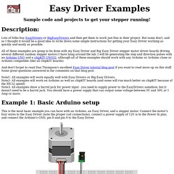 Easy Driver Examples