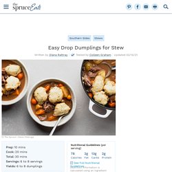 Easy Drop Dumplings for Stew Recipe