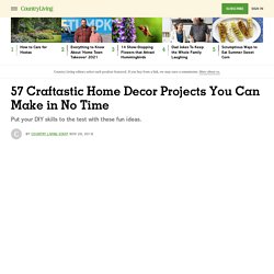 DIY Home Decor Crafts - Easy Home Decorating Craft Ideas