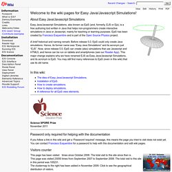 Easy Java Simulations Wiki
