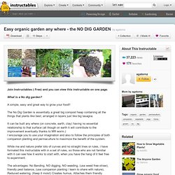 Easy organic garden any where - the NO DIG GARDEN