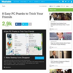 8 Easy PC Pranks to Trick Your Friends