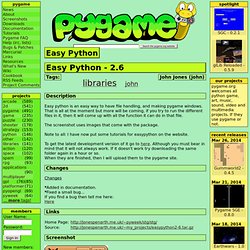 python game development