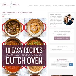 10 Easy Recipes You Can Make in a Dutch Oven
