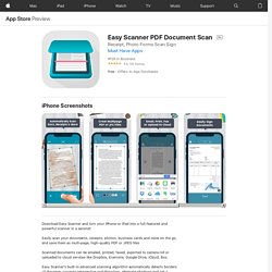 ‎Easy Scanner PDF Document Scan on the App Store
