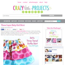 Easy Baby Skirt Tutorial and Pattern
