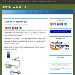 easy solar starter kit