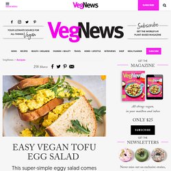 Easy Vegan Tofu Egg Salad 