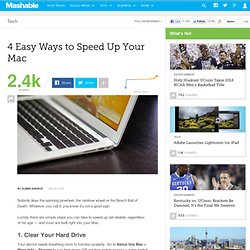 4 Easy Ways to Speed Up Your Mac