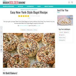 Easy New York-Style Bagel Recipe