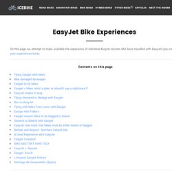 EasyJet Bike Experiences (Bicycle Charges and Policies)