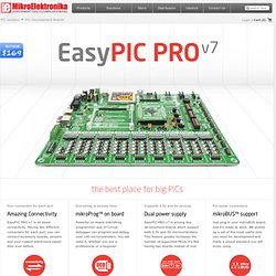 EasyPIC PRO v7 - 80/100-pin PIC Development Board with Debugger