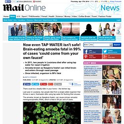 Now even TAP WATER isn't safe! Brain-eating amoeba fatal in 99% of cases 'could come from your own faucet'