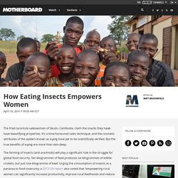 How Eating Insects Empowers Women