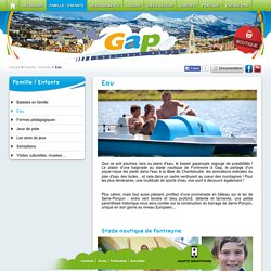Eau: Gap Tourisme