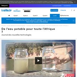 De l'eau potable pour toute l'Afrique ?