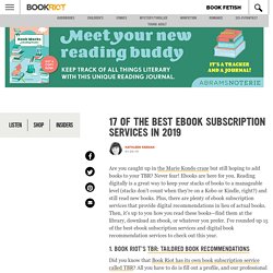 17 of the Best eBook Subscription Services in 2019