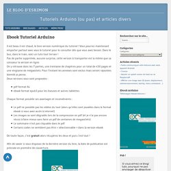 Ebook Tutoriel Arduino
