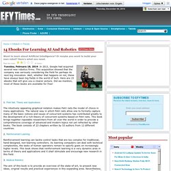 14 Ebooks For Learning AI And Robotics