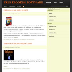 Free Ebooks & Software