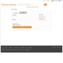 Elsevier ELibrary