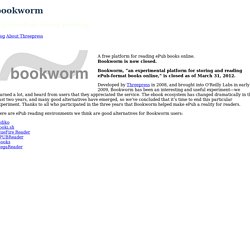 Read ePub ebooks online : Bookworm ePub reader