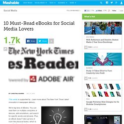 10 Must-Read eBooks for Social Media Lovers