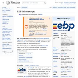 EBP informatique