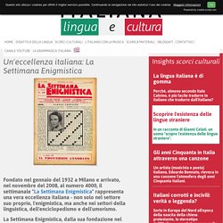 Un'eccellenza italiana: La Settimana Enigmistica - ITALIANA - Lingua e Cultura