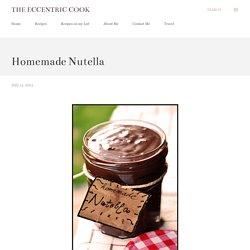 Homemade Nutella