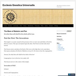 Ecclesia Gnostica Universalis