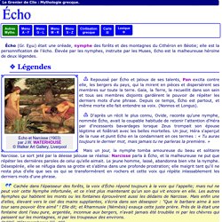 Mythologie grecque : Echo