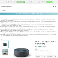 Echo Dot (3rd Gen) - Charcoal – Smartermatic