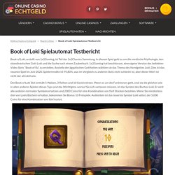 Book of Loki ► mit Echtgeld Bonus oder Gratis Spielen