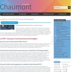 Le PPP éclairage public - Les grands dossiers - Découvrir Chaumont - Ville de Chaumont